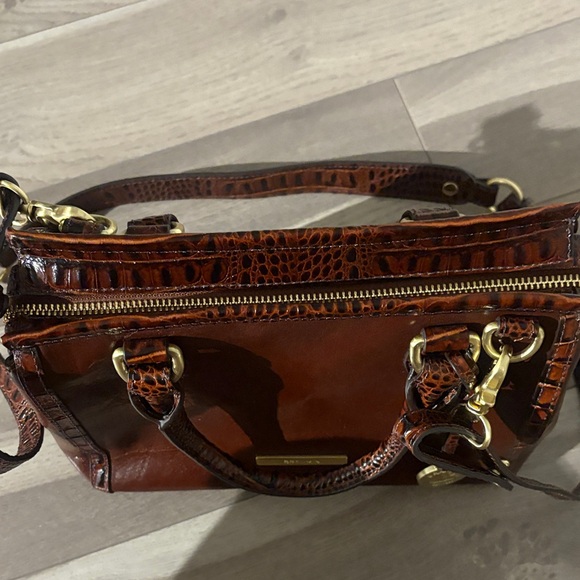 Brahmin Rich Brown Satchel/crossbody - Picture 5 of 14